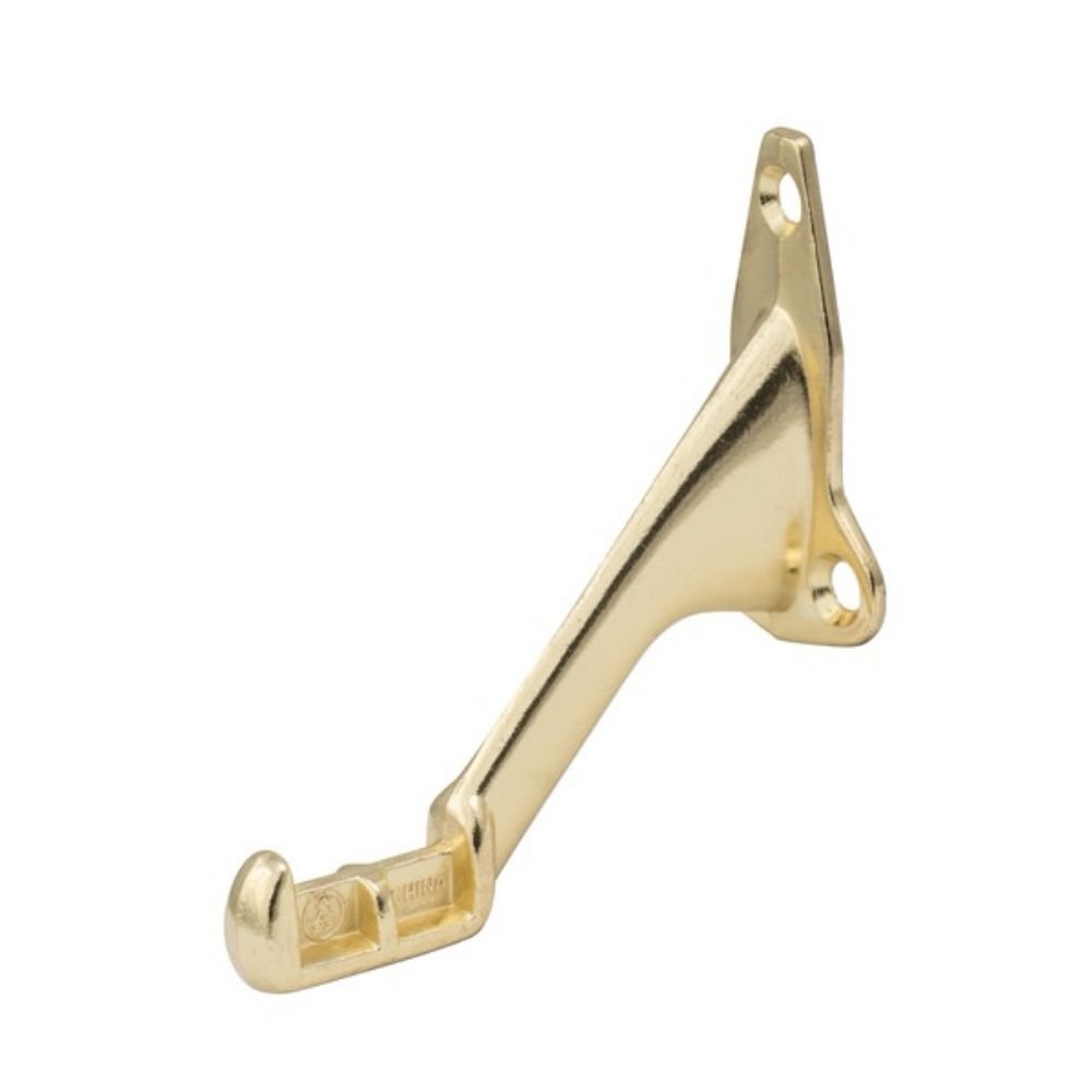 Sure-Loc Hardware HB1 3 Handrail Bracket in Polished Brass